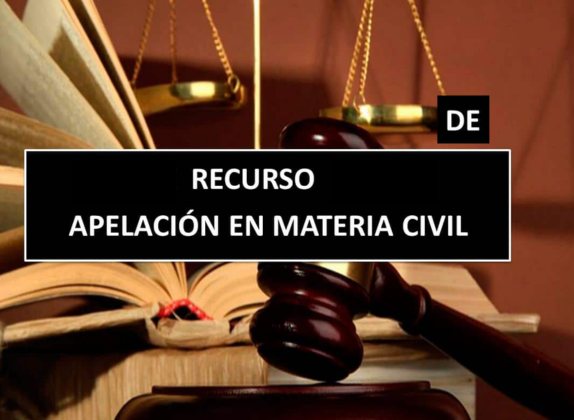 término para interponer recurso de apelación en materia civil